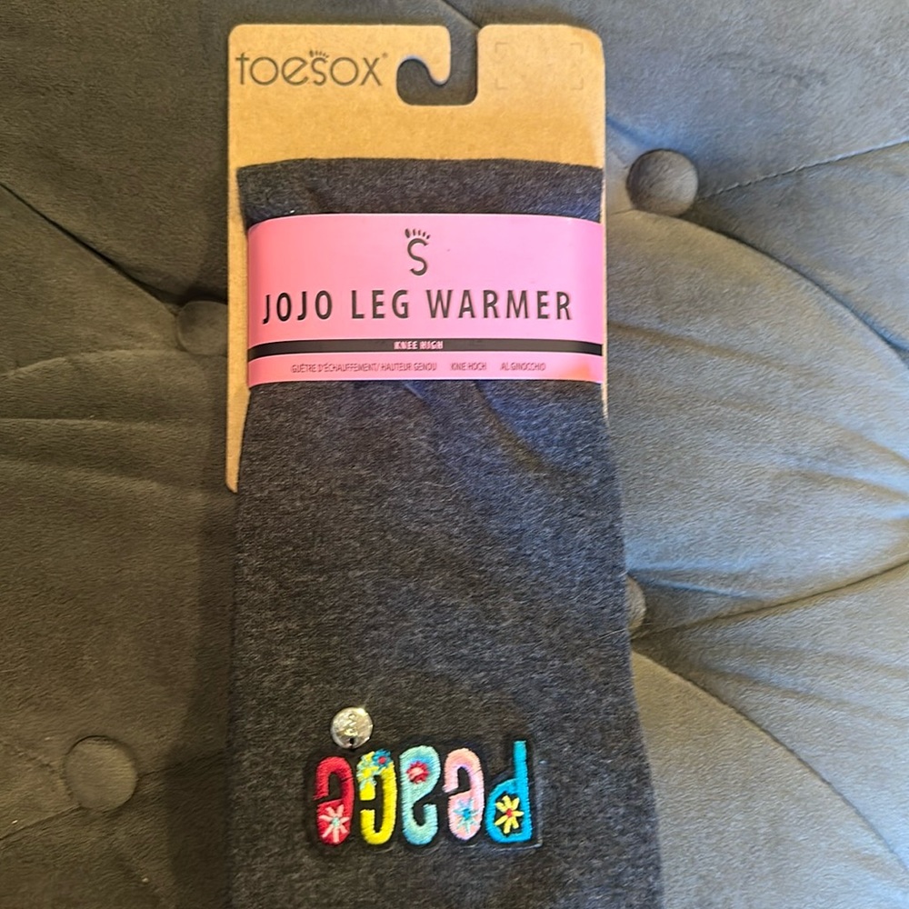 Toesox jojo  leg warmer knee high size s